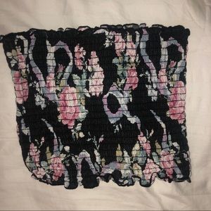 Urban renewal floral tube top